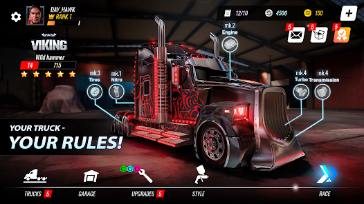 Big Rig Racing: Thrilling Drag Racing on Mega-Cool Trucks!